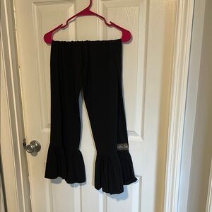 Matilda Jane Black Boot Cut Pants with Flare Hem